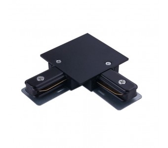 Įleidžiamo bėgelio jungtis PROFILE RECESSED L-CONNECTOR BLACK